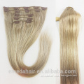 peruvian hair best quality hair extensions clip in double drawn hair strong clips JF0005